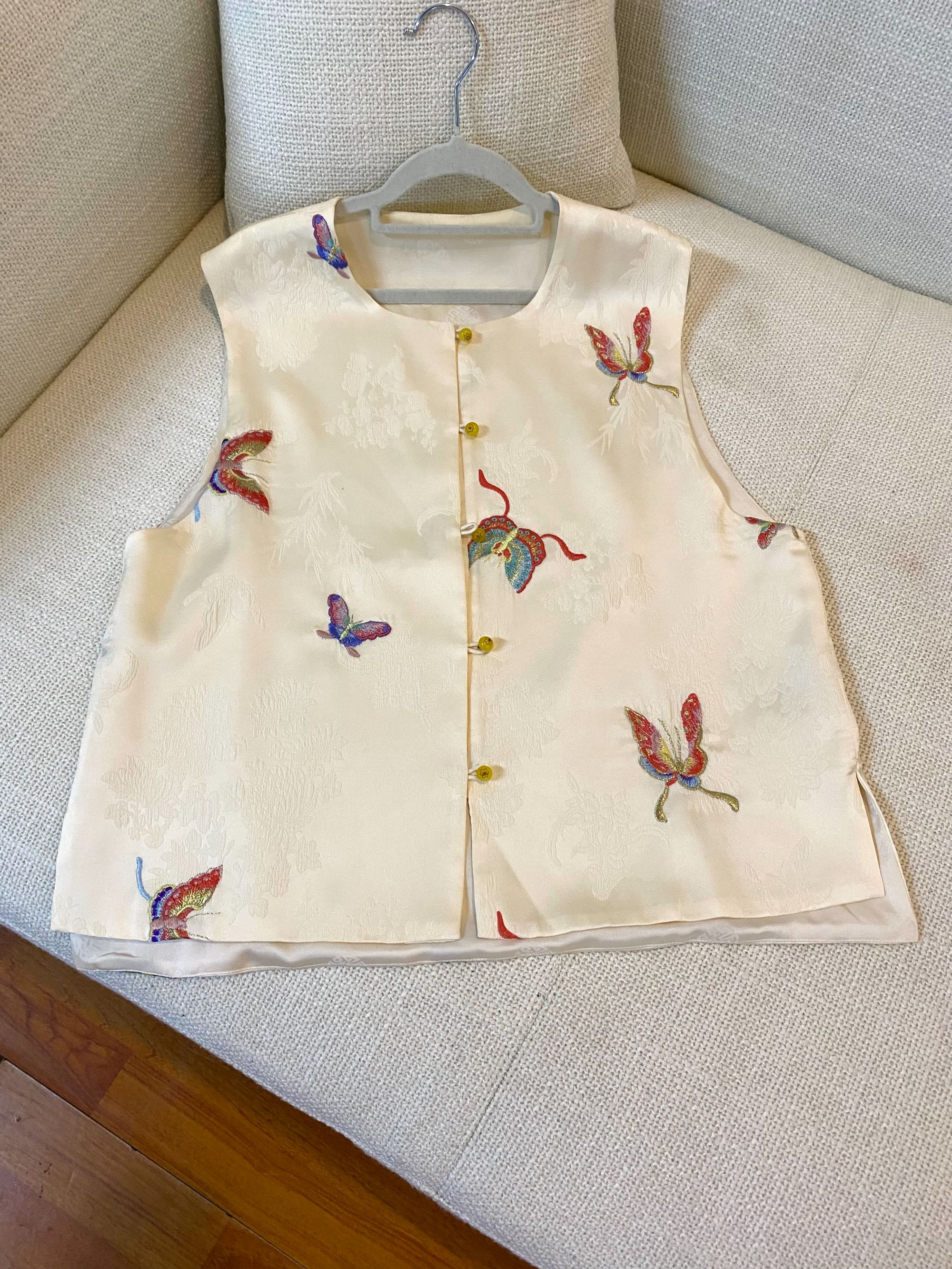 蝴蝶新中式马甲TT010