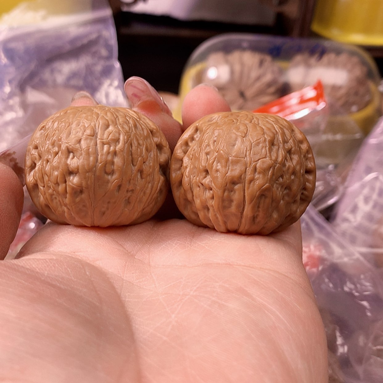 【闪购商品】文玩核桃把件山*﹏铁锤38