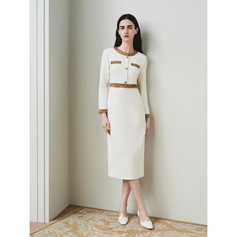 Song of Song歌中歌秋季时尚高贵气质连衣裙5C34305205