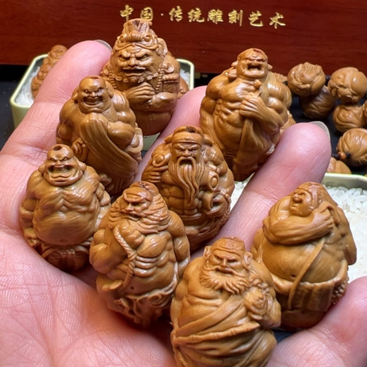 【闪购商品】橄榄核核雕抓米