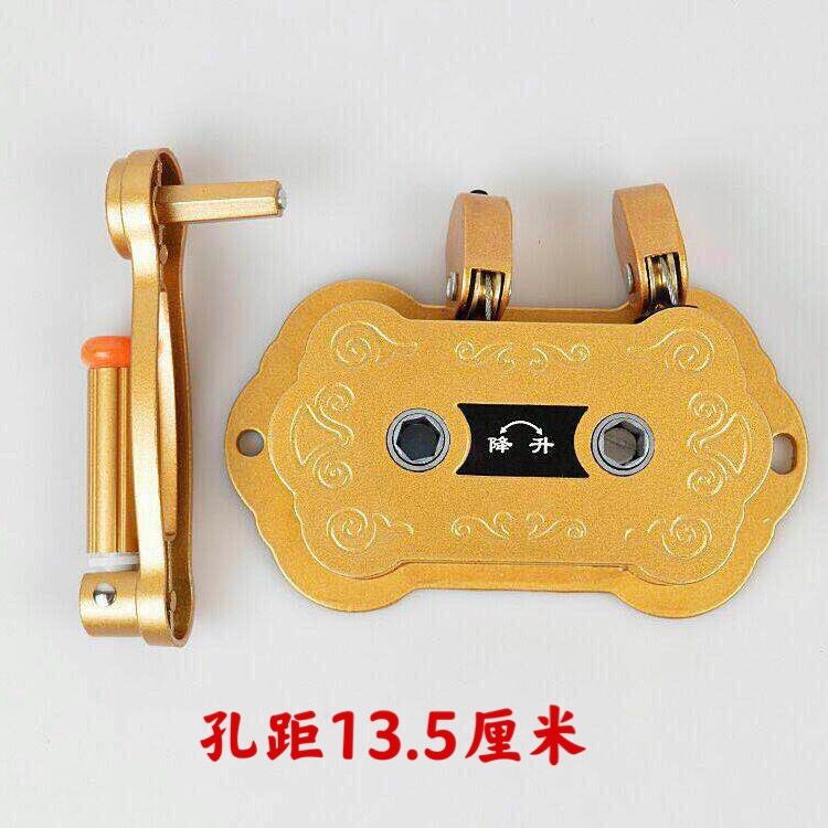 晾衣架手摇器升降晾衣架换孔摇手器室内阳台双杆通用配件摇把手柄