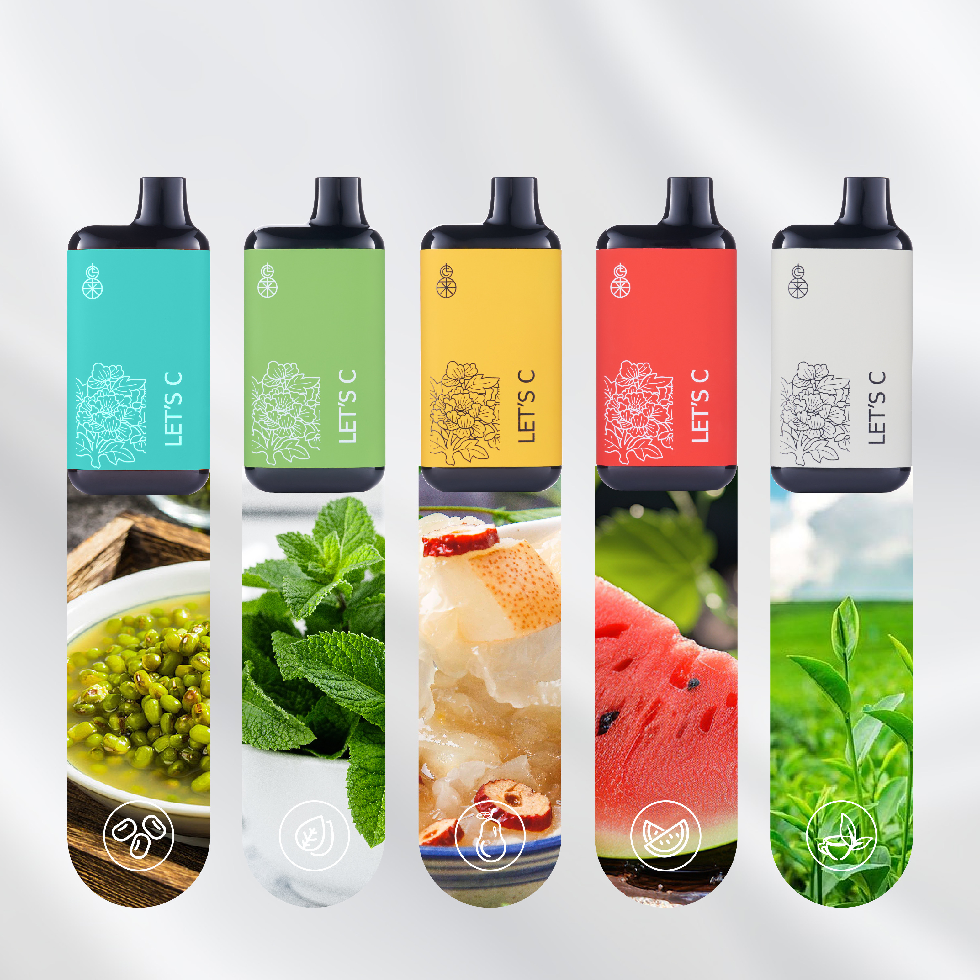 正品本草雾化国药舒缓草本萃取润喉舒爽清新水果护嗓口吸雾化器