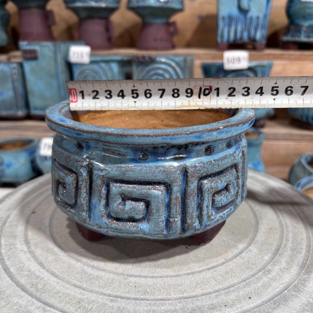 花盆多肉植物陶瓷青铜粗陶透气简约圆口绿植陶瓷手工盆