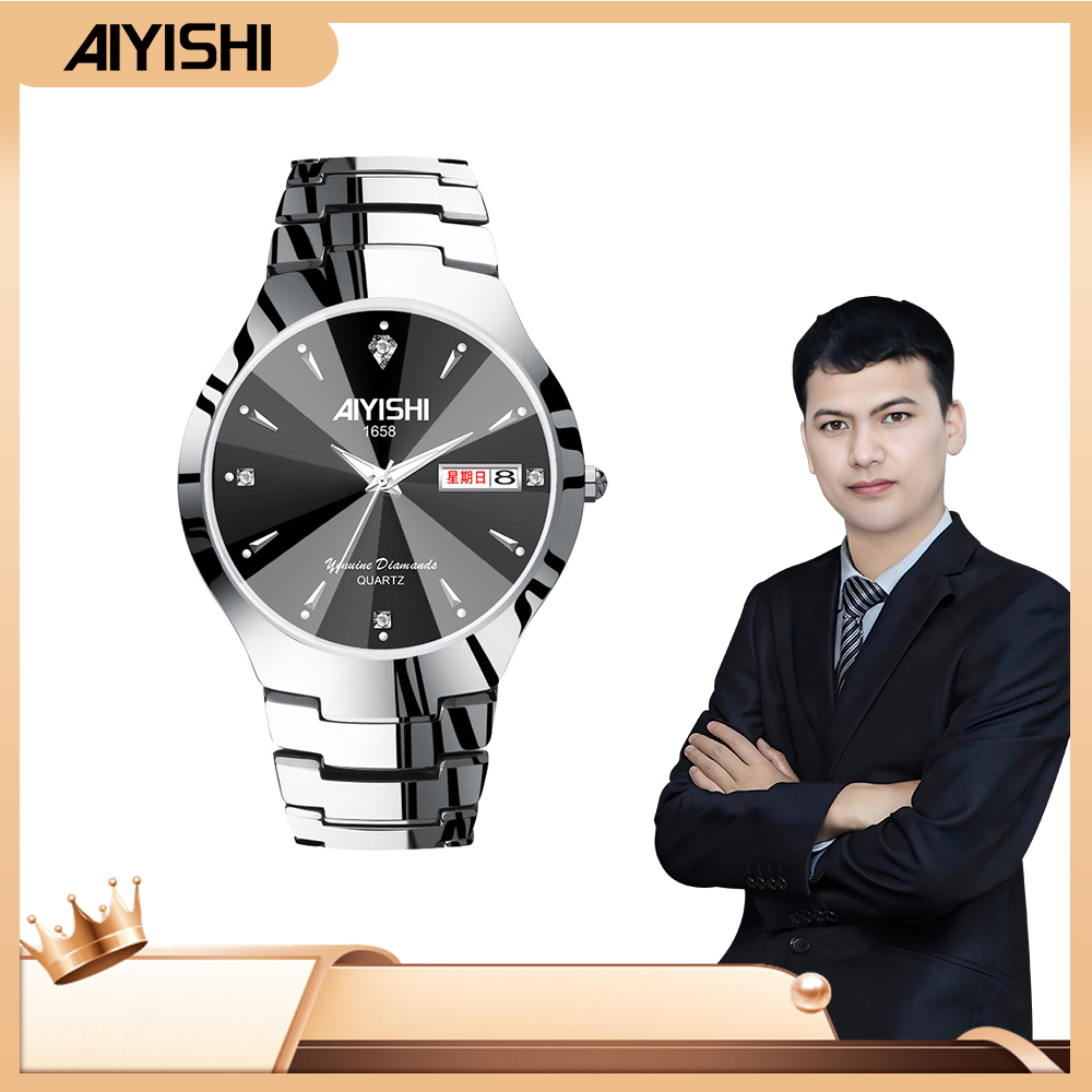 瑞士注册品牌全新未使用 潮流时尚男士腕表1658-YTZE