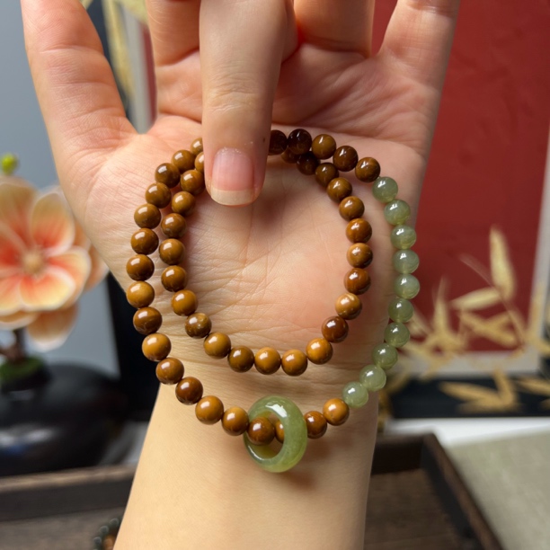 【青山黛】双圈库克6mm跑环手串手链