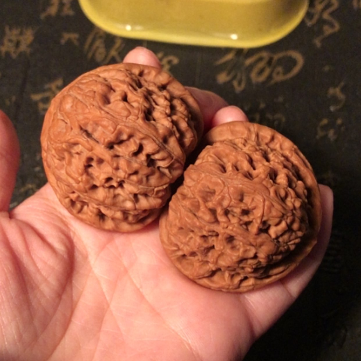【闪购商品】文玩核桃把件隔***人水龙纹48