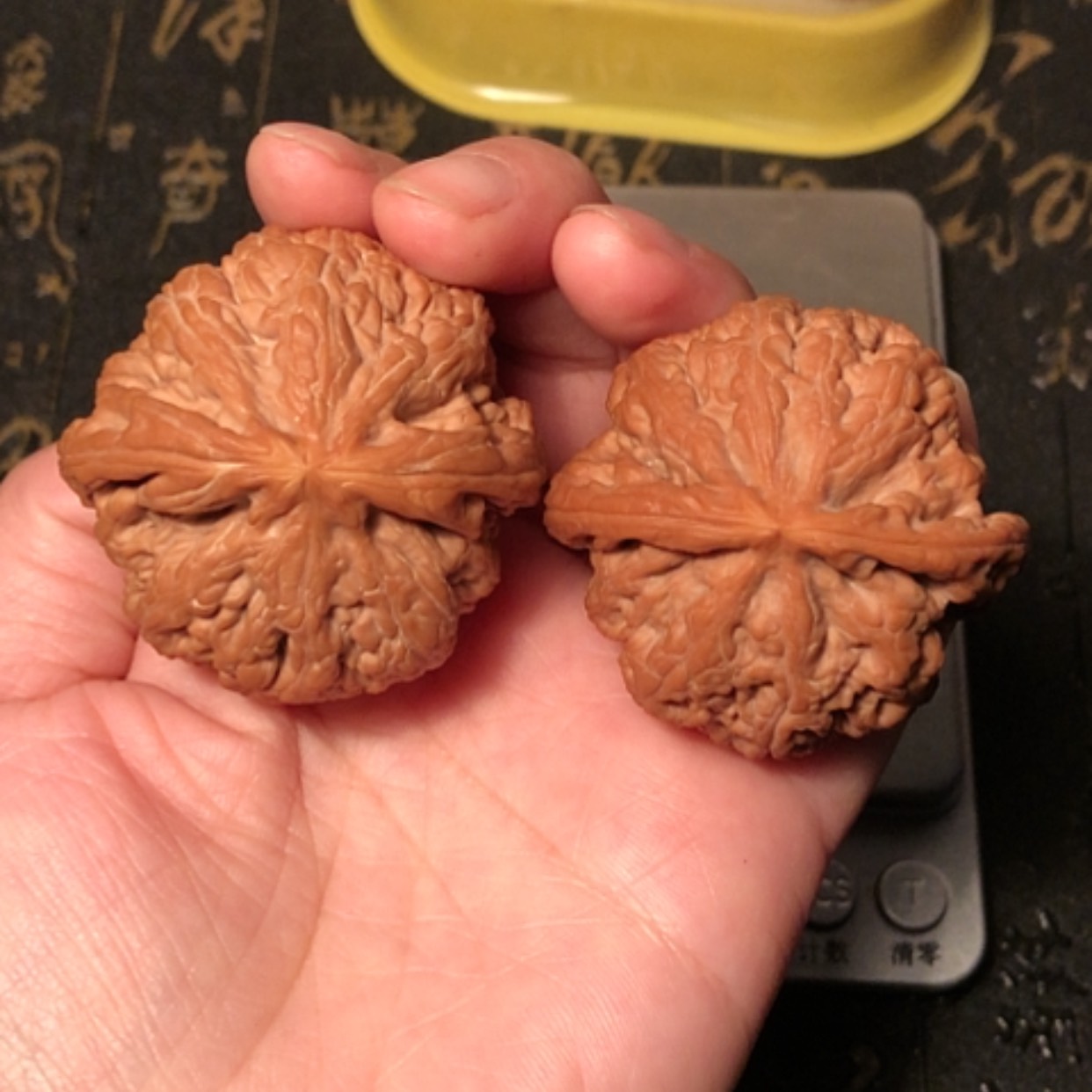 【闪购商品】文玩核桃把件阿****）大粗筋46