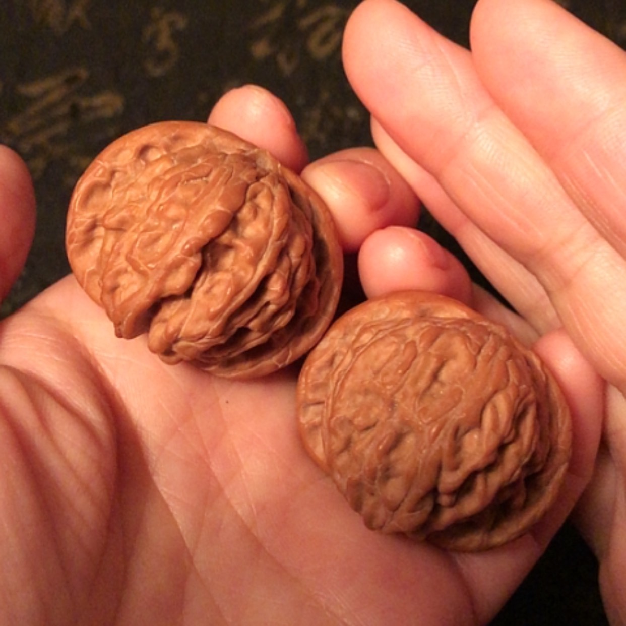 【闪购商品】文玩核桃把件磨盘38