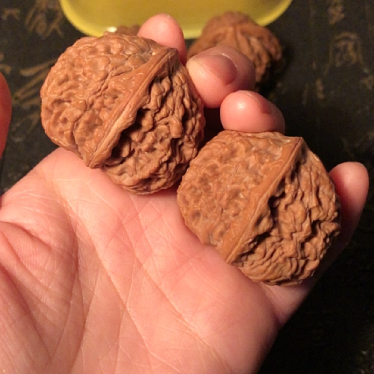 【闪购商品】文玩核桃把件驿**缘水龙纹40
