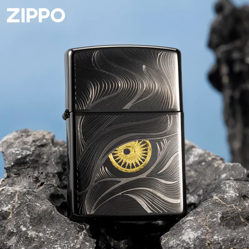 ZIPPO/之宝打火机秋水含睛黑冰蓝冰爱人的眼睛官旗正品男生礼物DY