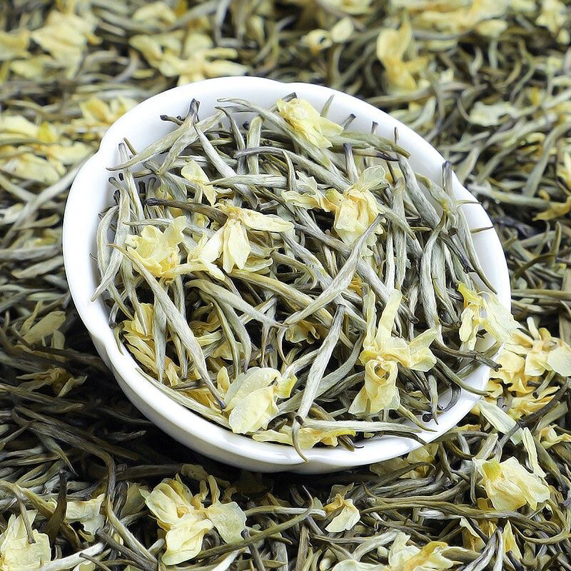 【茉莉银针】茉莉花茶 茉莉白毫银针  2025年新茶 毛尖嫩芽 浓香型