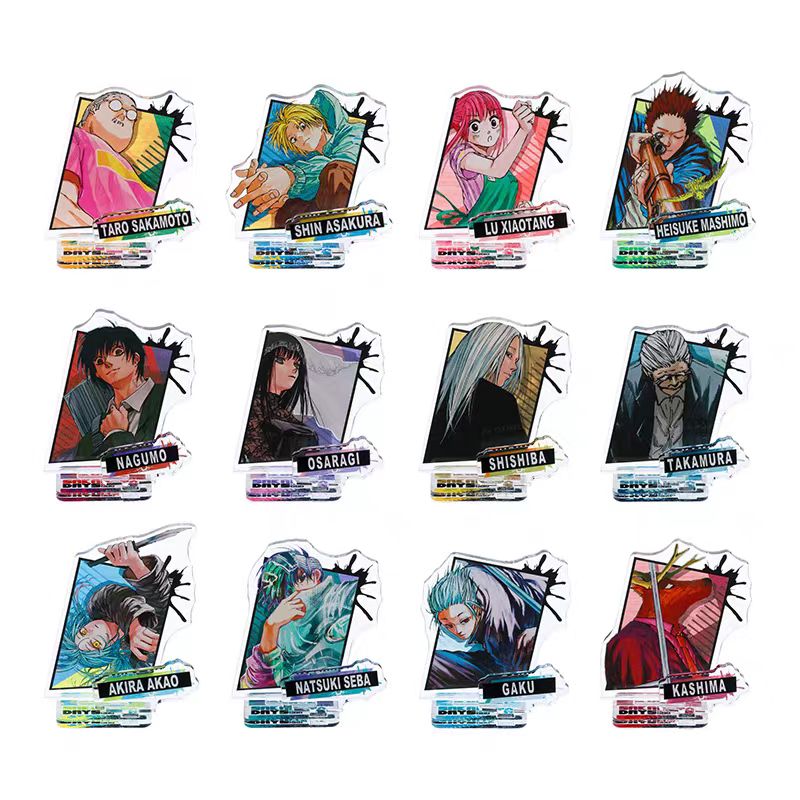 坂本日常 JF2024 坂本原画斜插方立牌 第1弹 正版日谷系列（代拆）