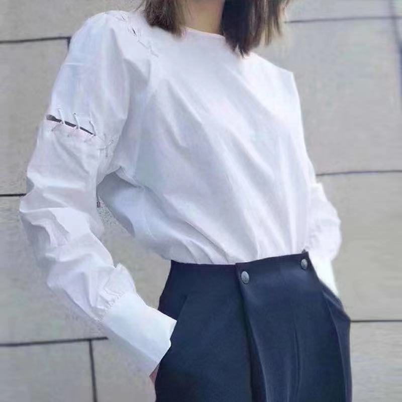 阿家时尚纯色百搭款衬衣 5300398【不退换】