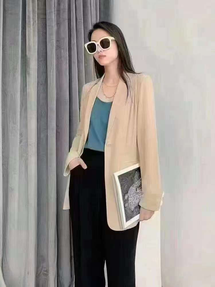 阿家修身质感欧根纱西装（不退换）5400546