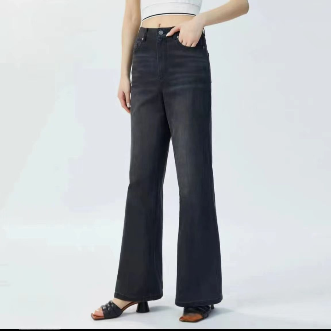 阿家秋款直筒牛仔裤（不退换）5100388