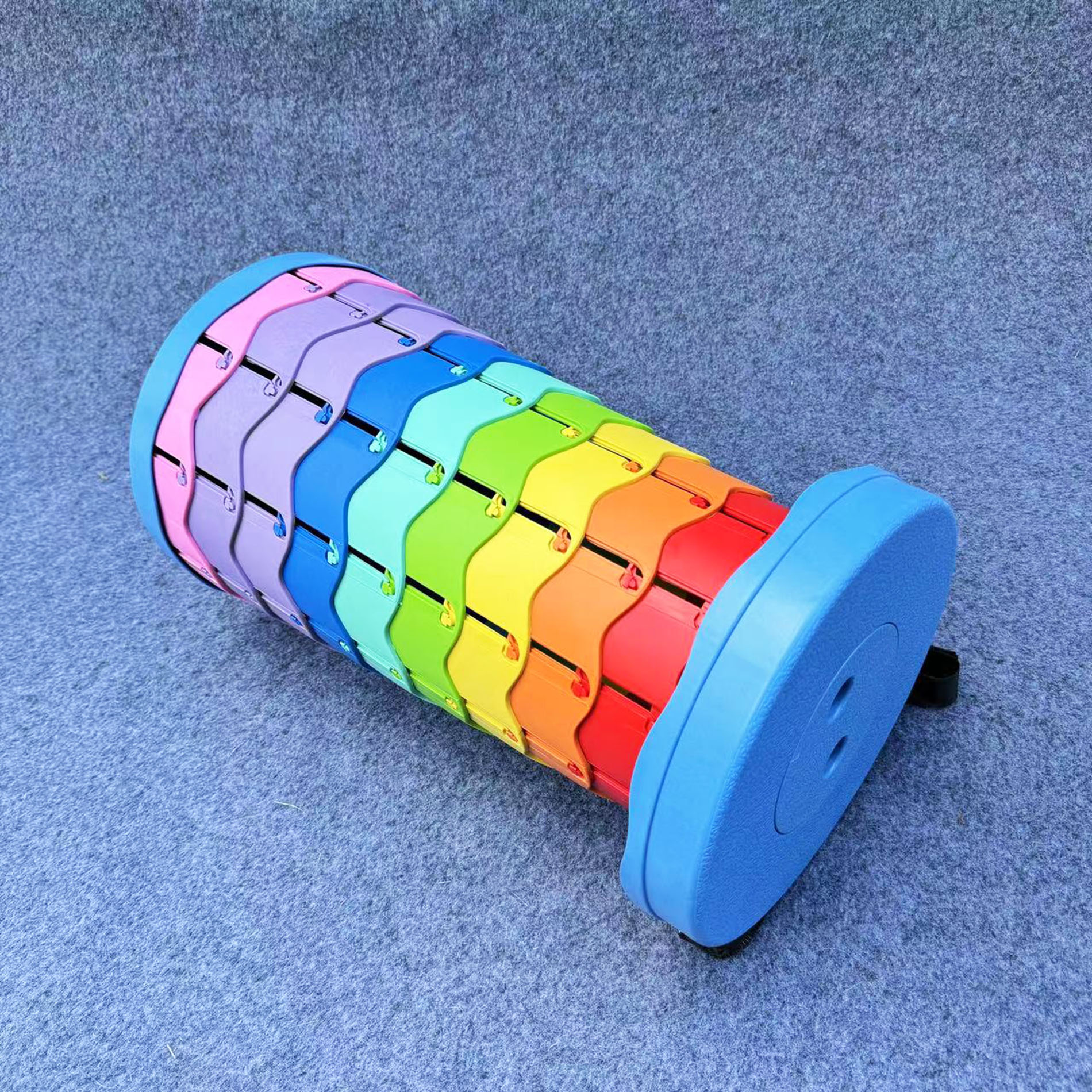 本拓折叠凳通用便携户外可调节伸缩非洲鼓户外凳46X25CM