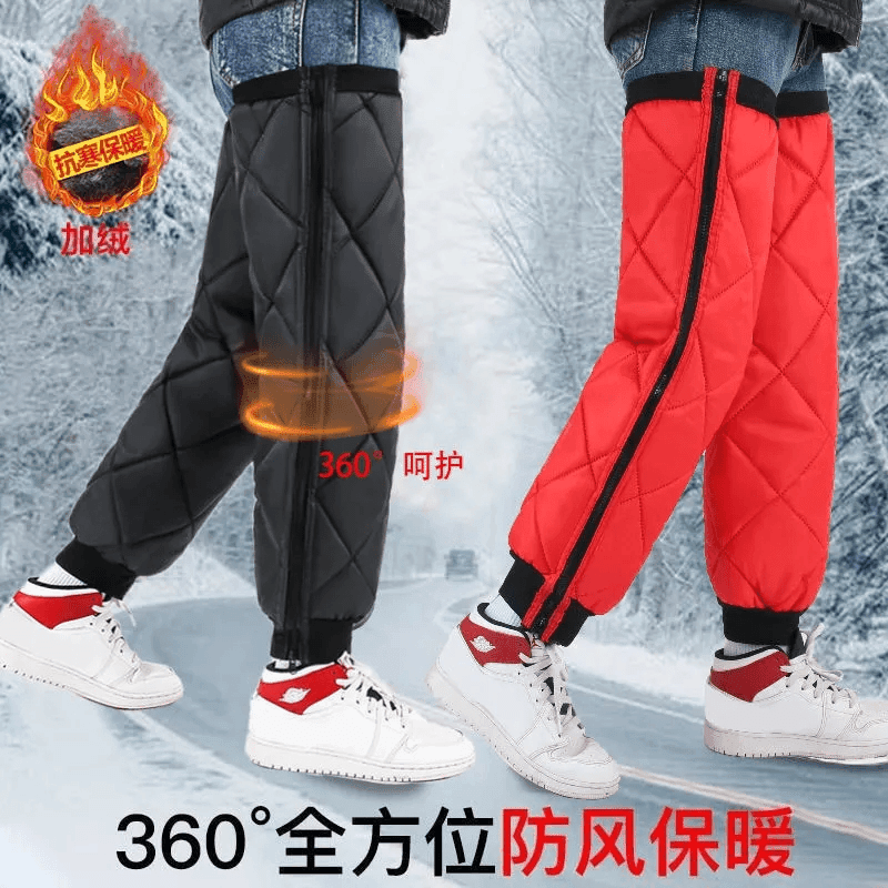 【护膝神器！】男女电动车摩托车保暖护膝加绒加厚防水秋冬骑车护腿