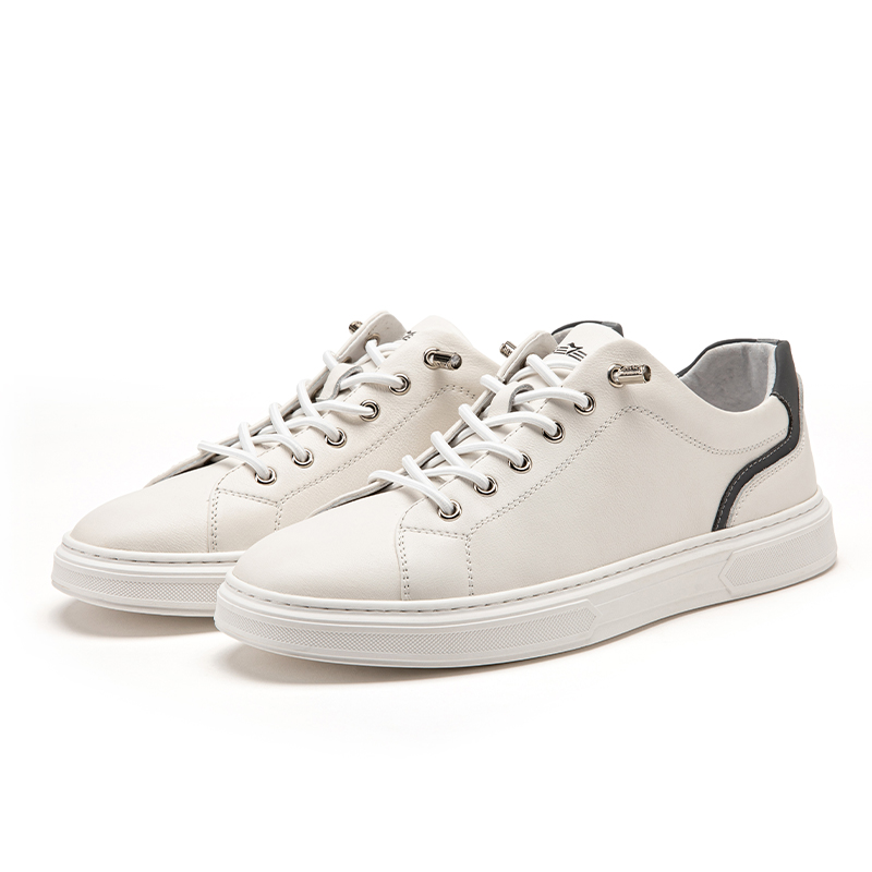 【1】【特价清仓】柒牌男鞋夏季舒适透气真皮圆头运动休闲鞋70010