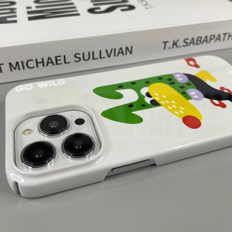 巧壳卡通小灰狼菲林适用iphone14promax苹果13手机壳1211创意保护