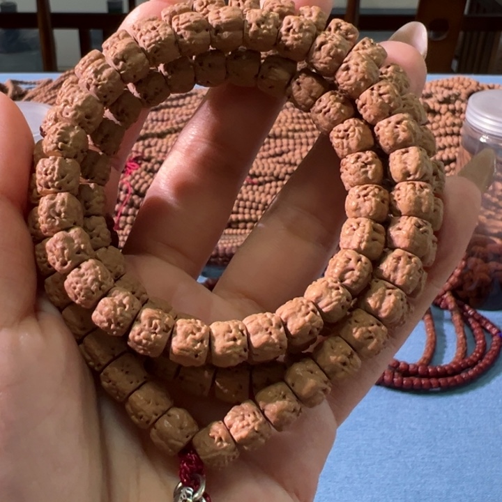 金刚菩提手串臣*尺寸8sss龙切佛手108