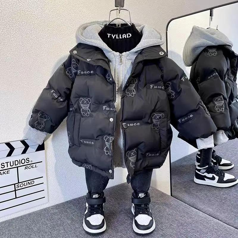 童装潮款Y款Y男童服新款宝宝冬装袄洋气童装冬季儿童衣加厚外