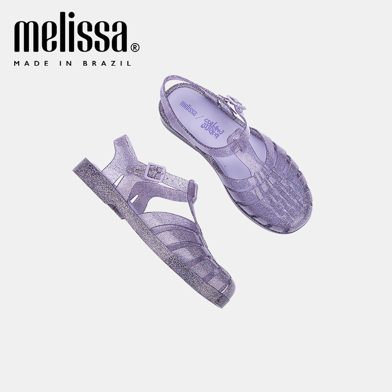 Melissa梅丽莎新款Collina Strada合作款编织女罗马凉鞋33901