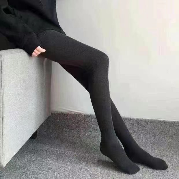 秋冬小熊打底袜收腹显瘦提臀压力防滑保暖