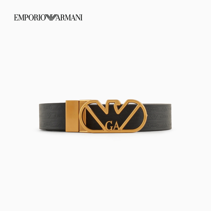 EMPORIO ARMANI/阿玛尼正反两用板扣腰带皮带