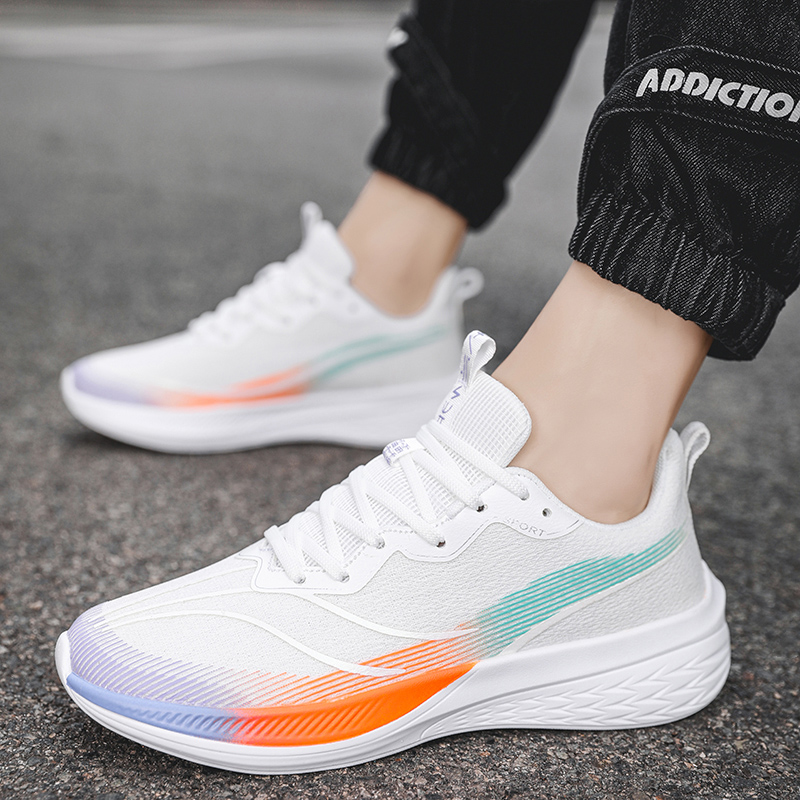 特步男童运动鞋秋季2023新款透气儿童鞋子大童青少年超轻男孩