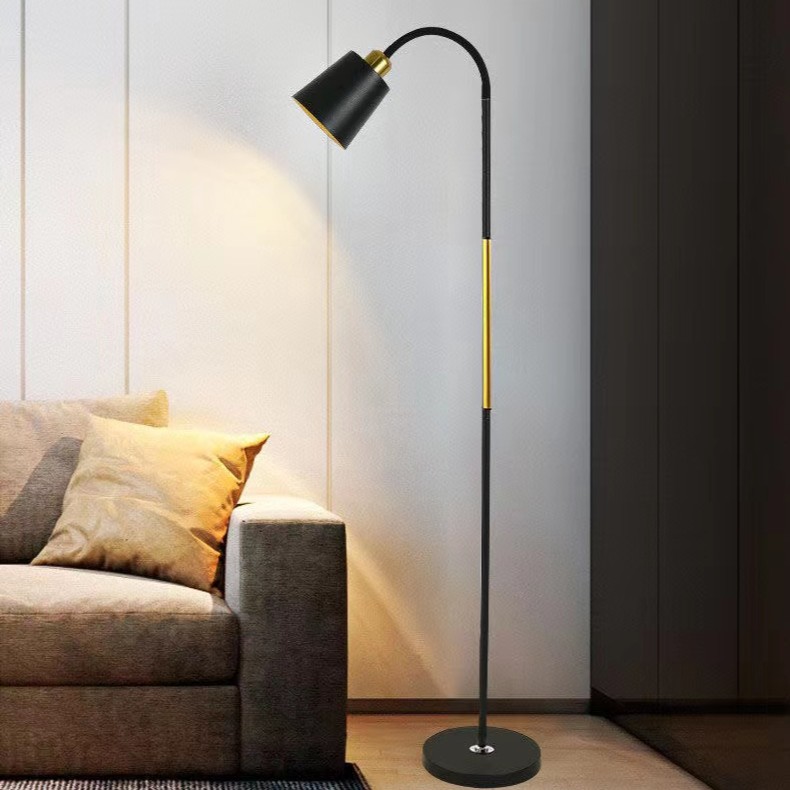 北欧客厅LED简约阅读落地台灯落地灯遥控护眼落地灯客厅落地灯
