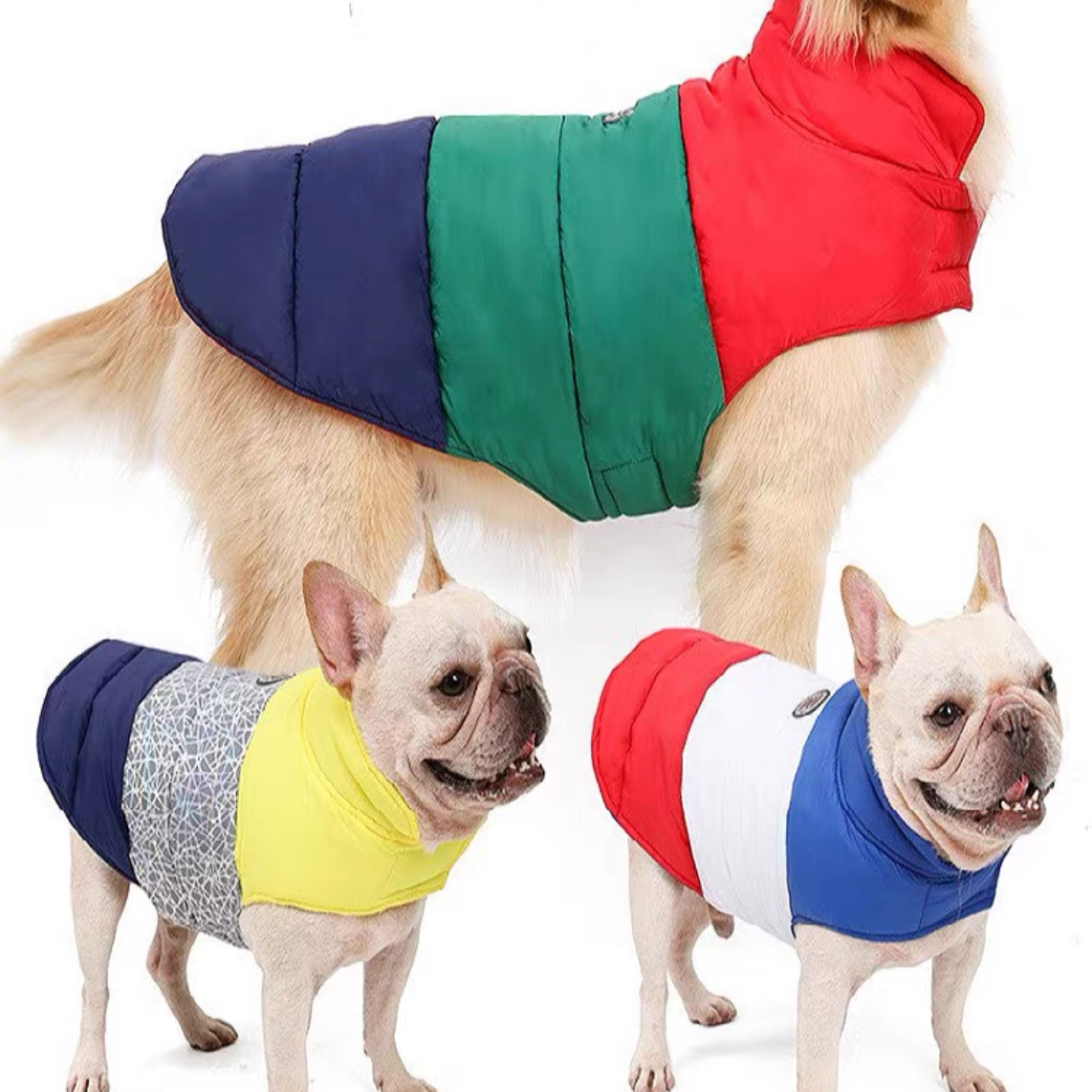 狗狗衣服秋冬小型大型犬中型金毛加厚保暖防水背心