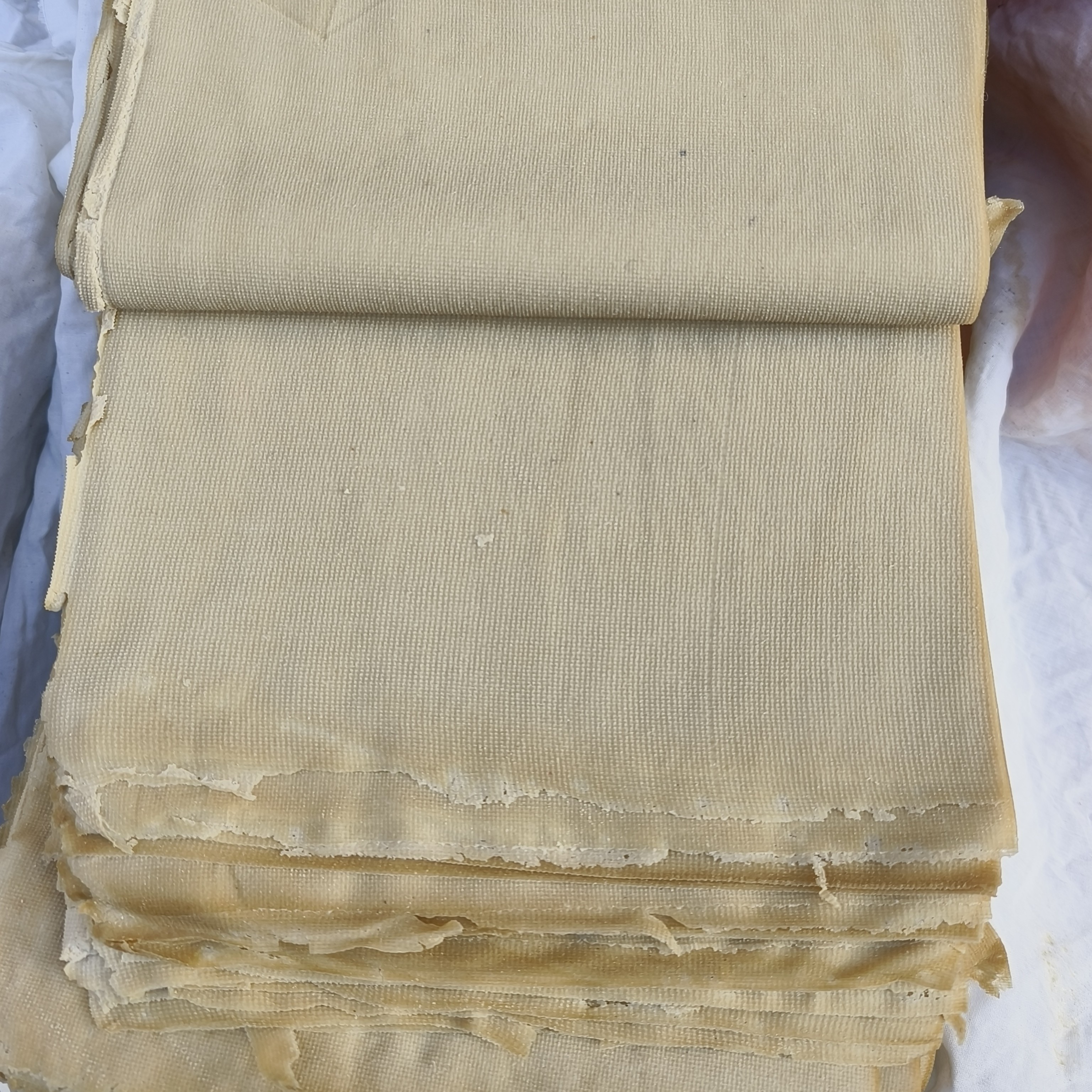 安徽农家豆皮子千张土锅手工豆皮子超薄千张干豆腐皮非转基因豆皮