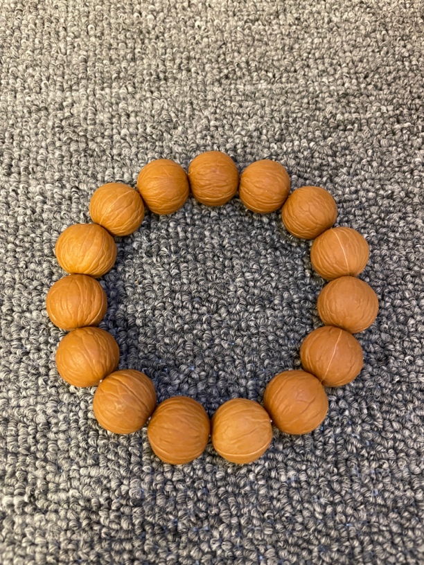 文玩猴头聚宝盆尺寸17微瑕款