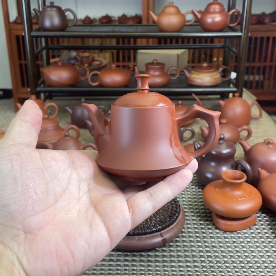 【闪购商品】朱泥茶壶?***兔115cc