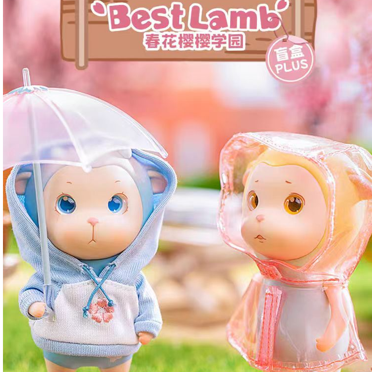 【拆盒】巴风特小羊-春花樱樱学园系列潮流玩具盲盒手办