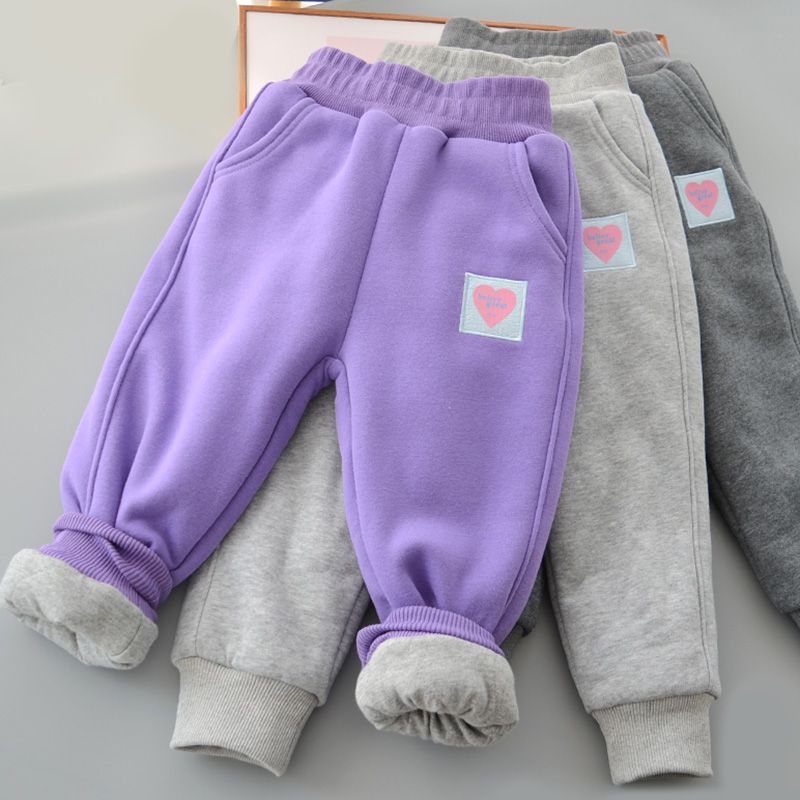 新品巴拉巴拉女童棉裤冬季新款儿童夹棉夹裤加厚双层外穿保暖过冬