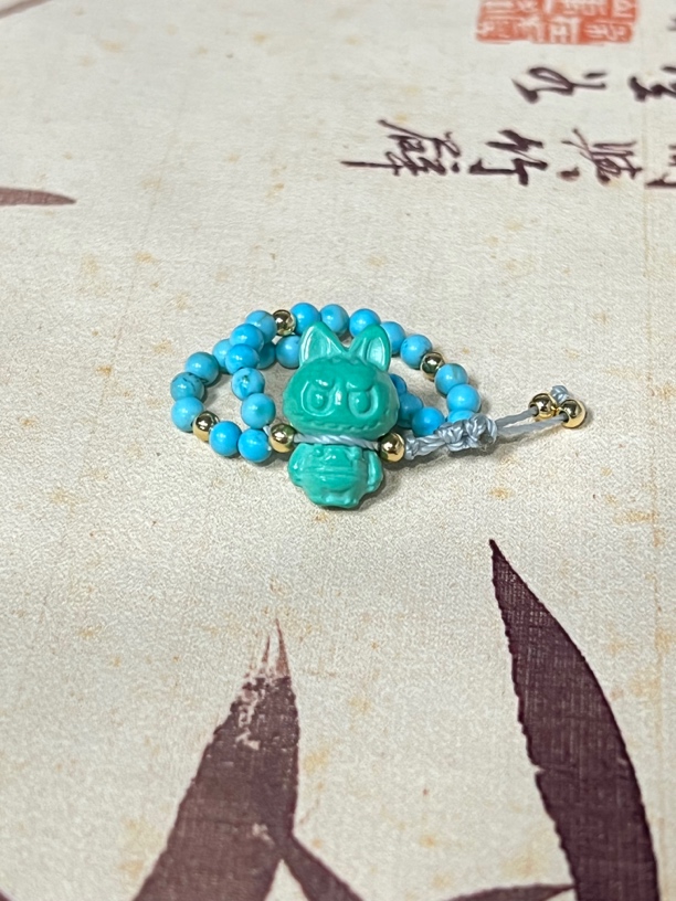 非金属布艺戒指 原创设计拉布布戒指戒环