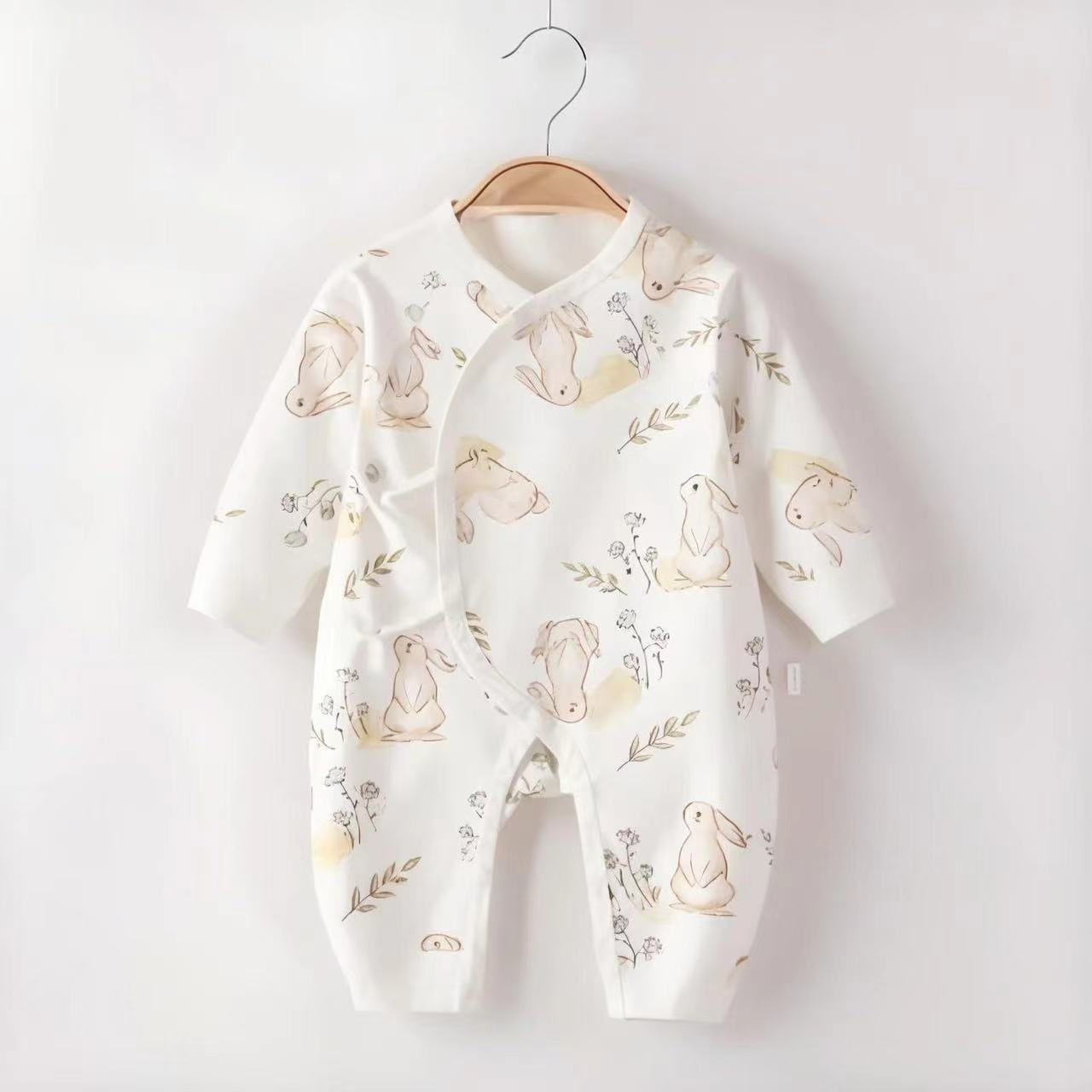 婴儿连体分体哈衣过款链接