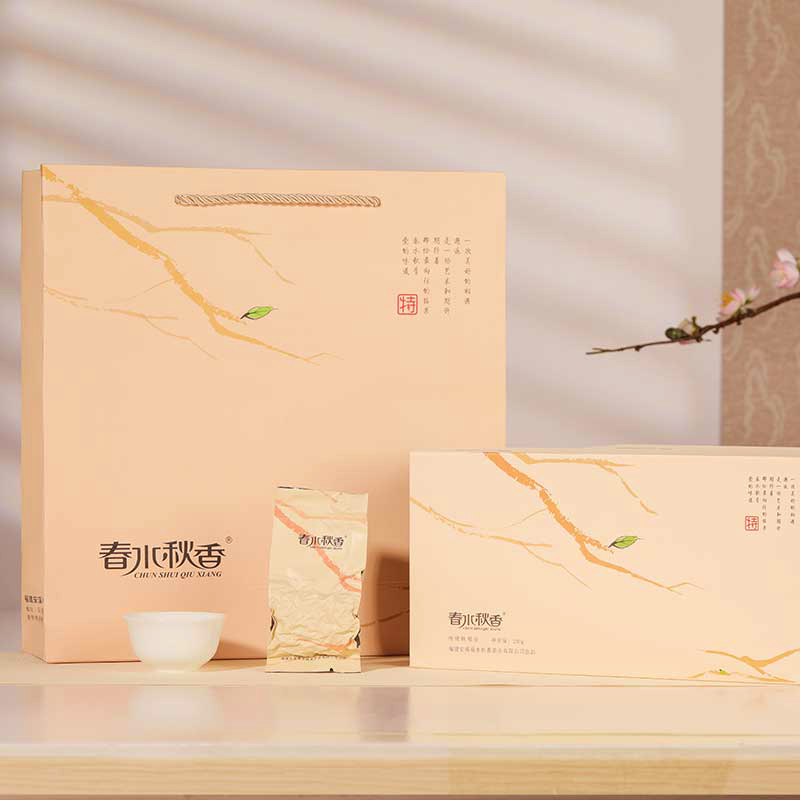 安溪铁观音自清华特级清香型乌龙茶叶礼盒装正味兰花香250g盒