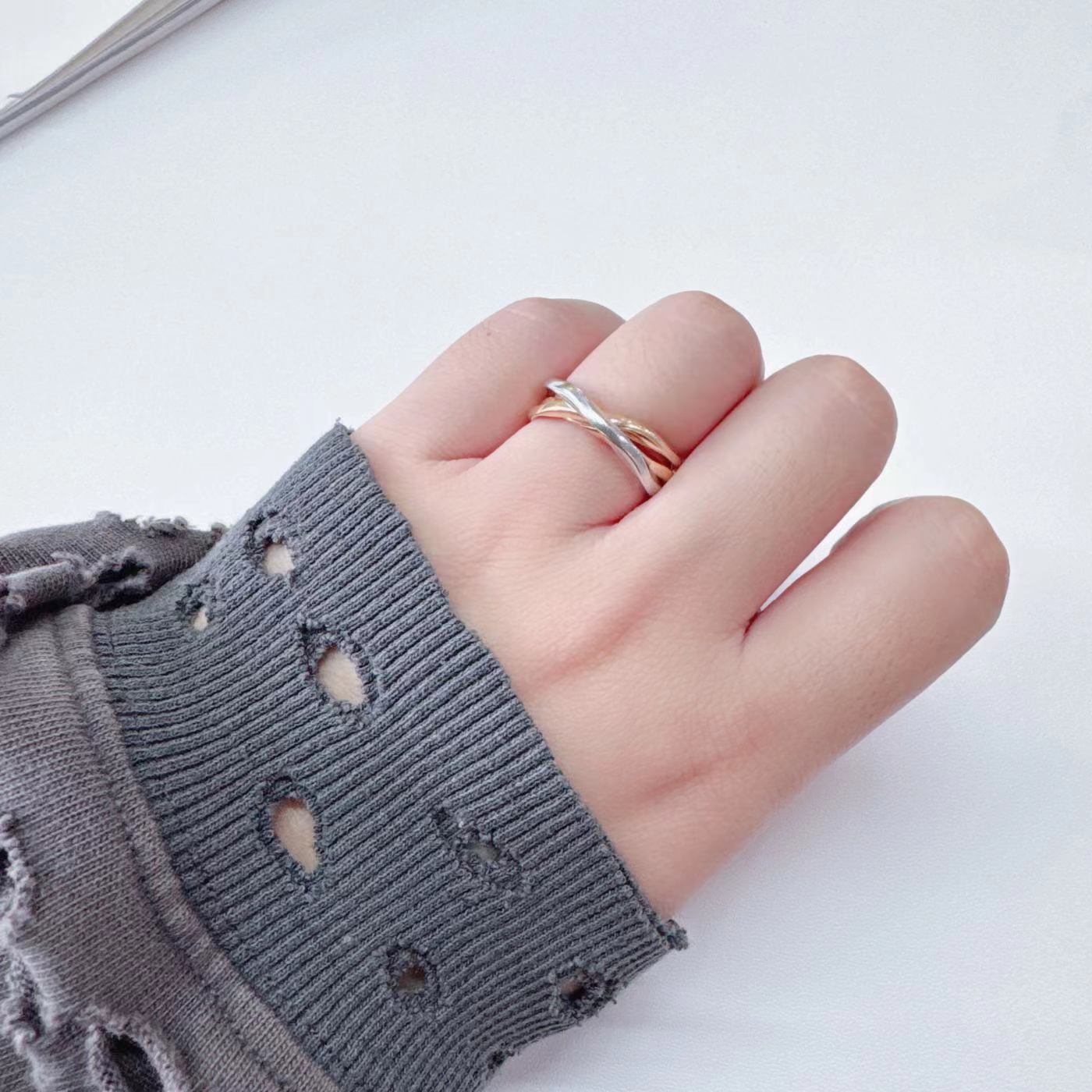 95新 Boucheron/宝诗龙 安洁利田哥戒指/SK0082195