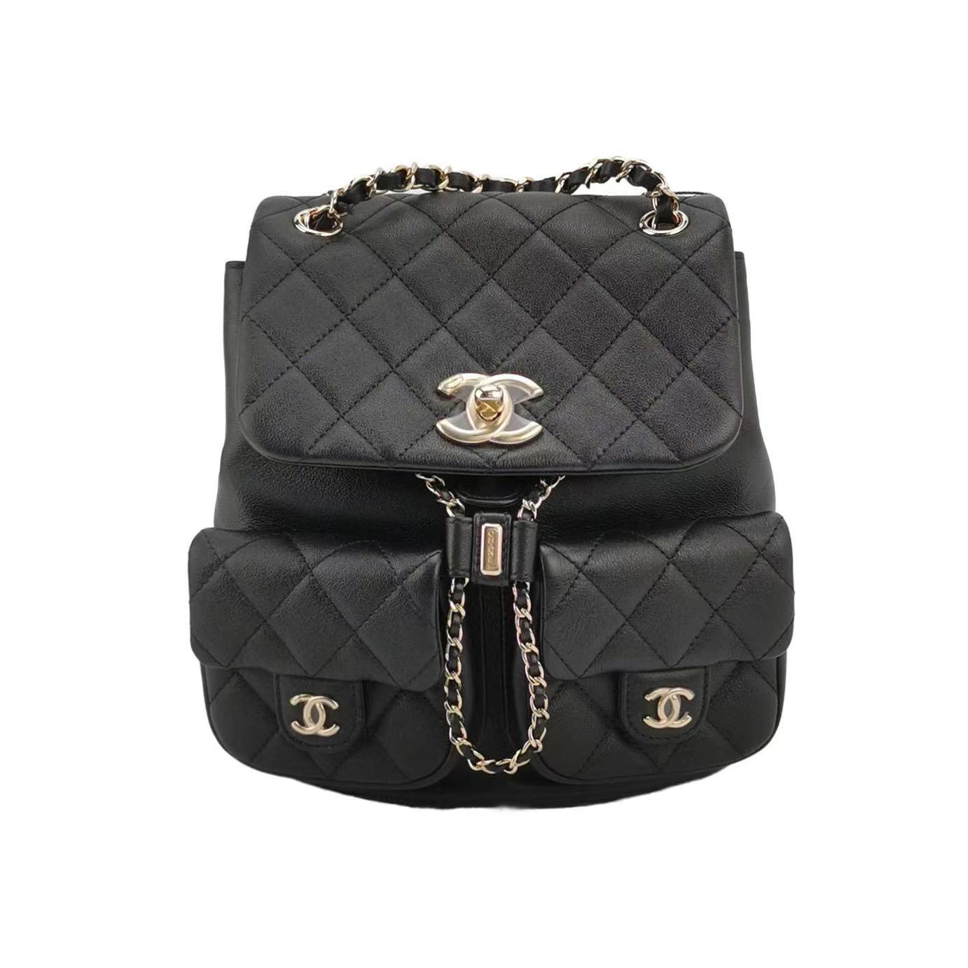 95新 Chanel/香奈儿 安洁利田哥双肩包/BK0124585