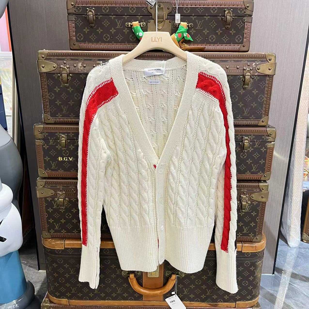 95新 THOMBROWNE 安洁利严选毛衣/YK0104376