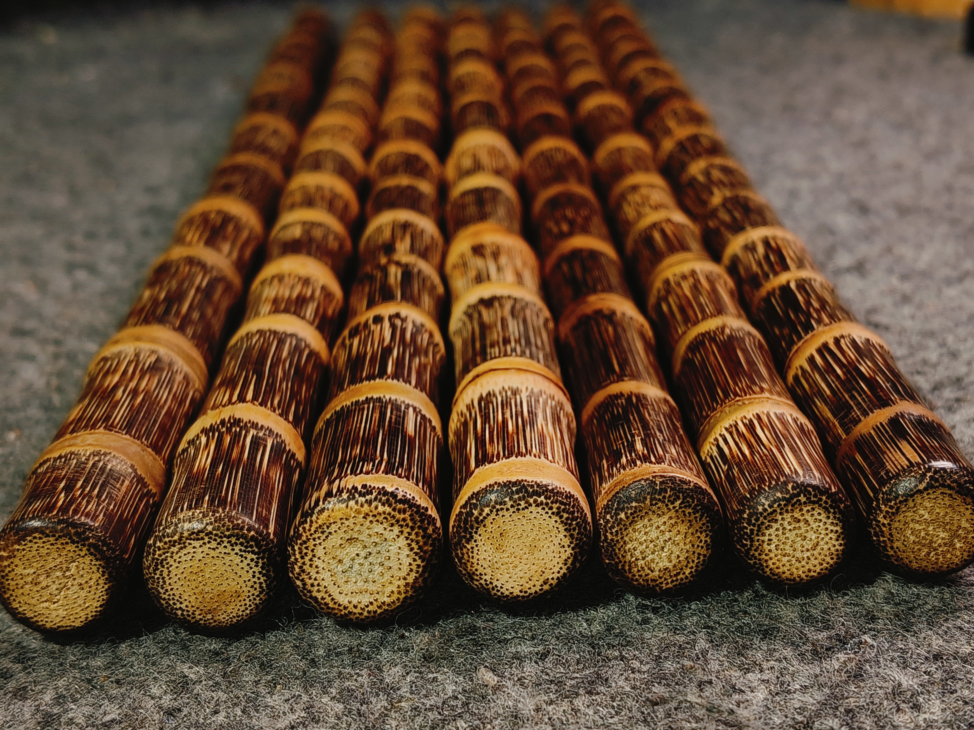 龙血金丝竹把件文玩玉竹手把件实心竹子竹棍拐杖真正的金丝龙血竹