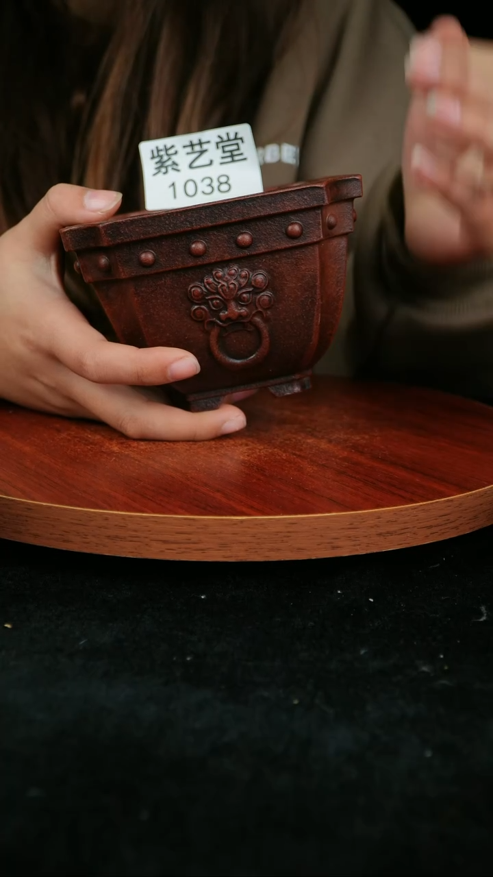 【闪购商品】紫砂花盆内口10.5/8