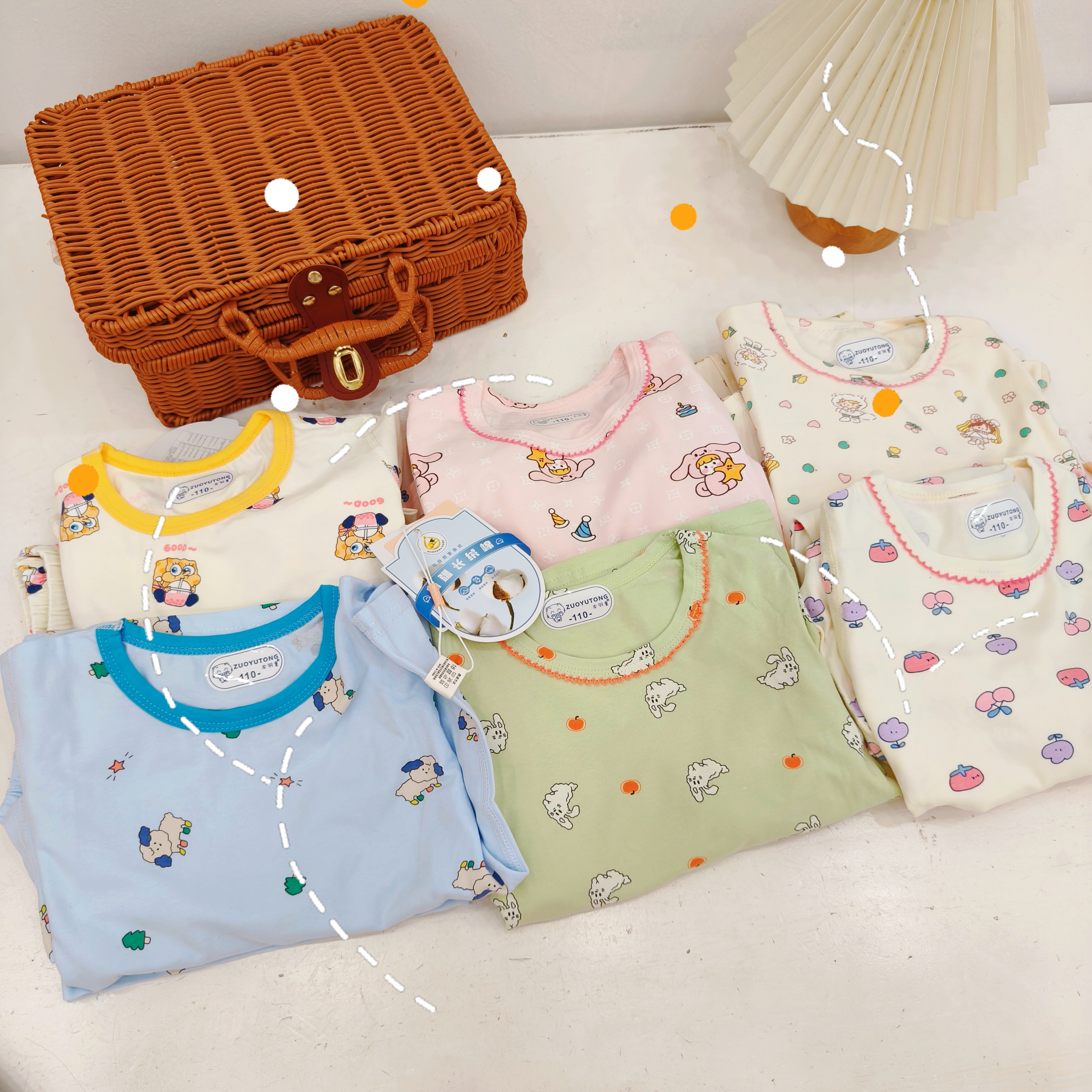 儿童家居服套装 男童女童家居服睡衣套装