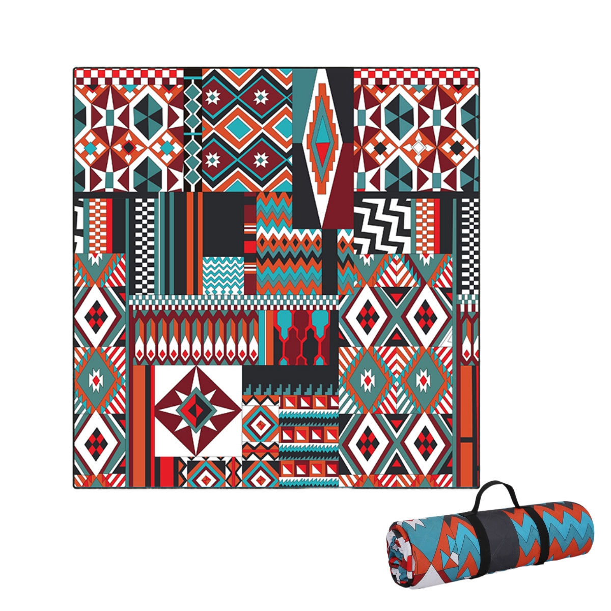 户外露营野餐垫牛津布防泼水防潮垫加厚便携春季郊游地垫地席野营