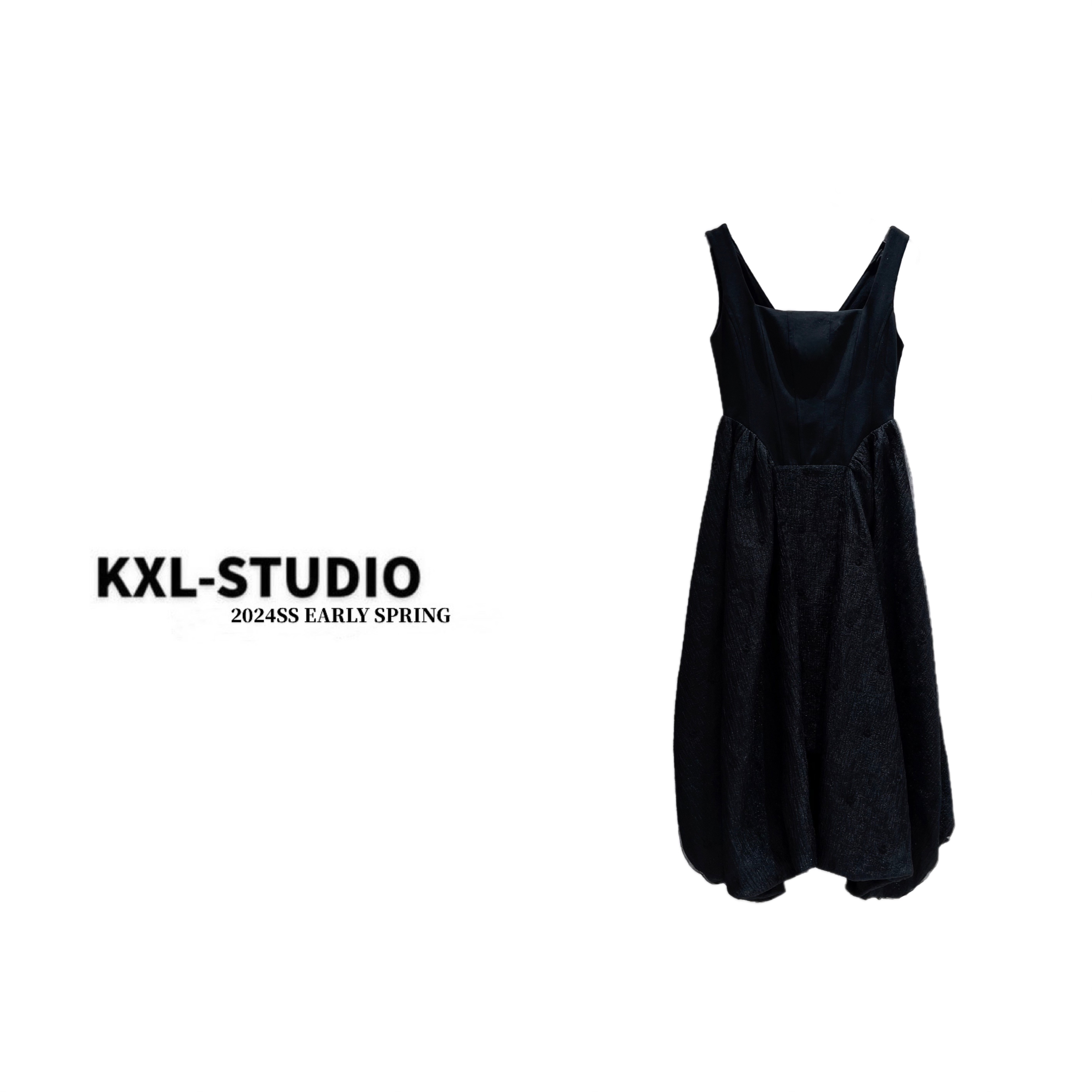 KXL-STUDIO【复古公爵】解构设计！显瘦连衣裙8295