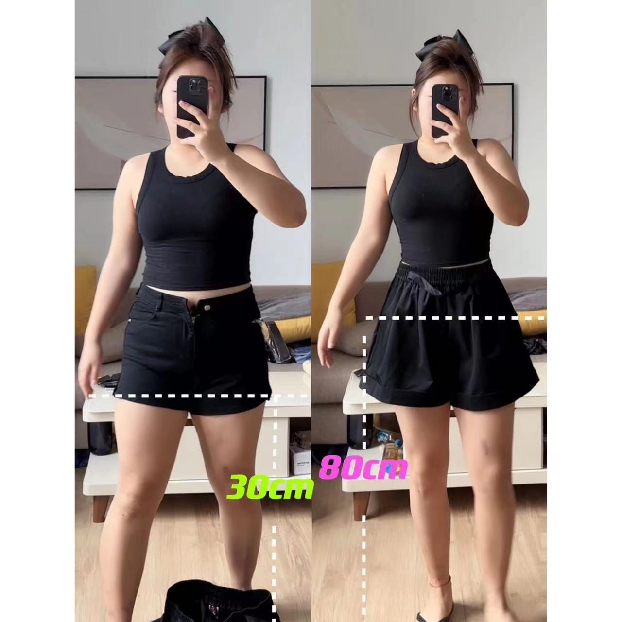 二狗服饰【伞兵短裤】花苞版型收腰A版巨显腰臀比百搭小微胖mm短裤