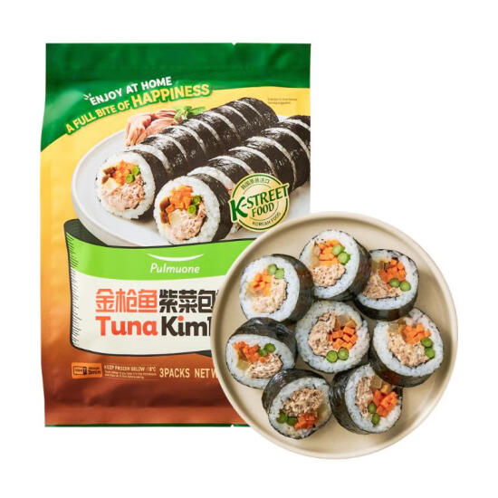 圃美多(Pulmuone) 韩国进口 金枪鱼紫菜包饭卷 690g(230gX3)