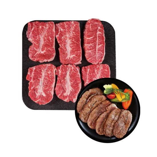 澳洲谷饲板腱薄切牛排 800g